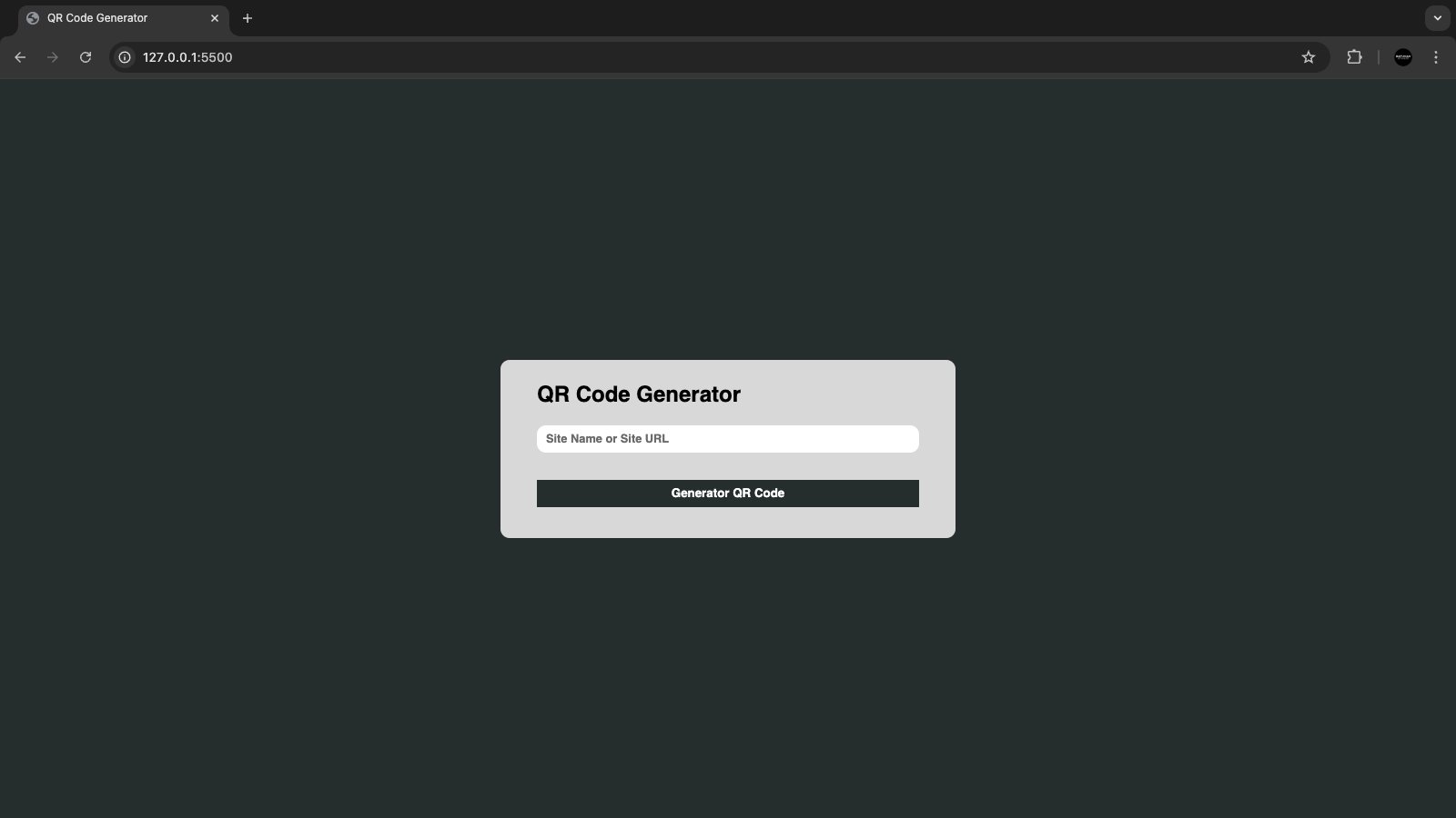 QR Code Generator